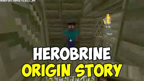 Herobrine Origin Story Where Did Herobrine Come From Youtube