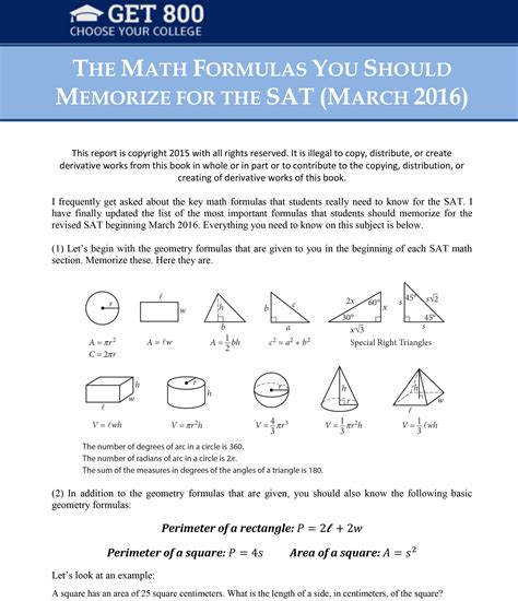 You can pick and choose topics based on how often they will manifest on the exam. SAT Prep Math Survival Guide - GET 800
