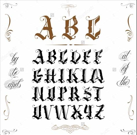 These tattoo fonts do make awesome tattoo designs but of course, you can create any kind of design with them. 10+ Old English Fonts - TTF, OTF Format Download | Design ...