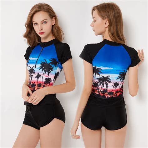 Popular Two Piece Swimming Suit For Women Hot Sale New Design Surfing Swimwear Beachwear Fashion