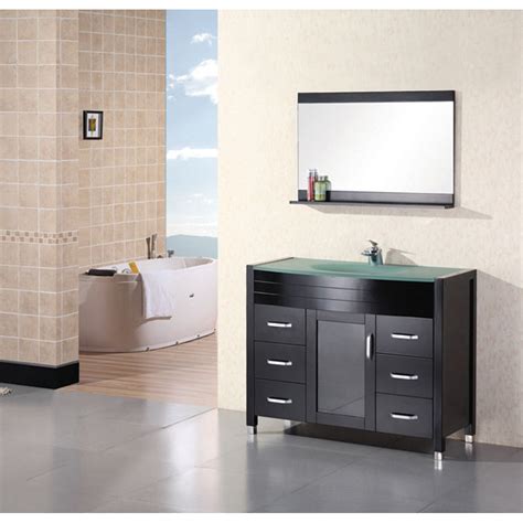 However, sometimes the design is confusing since the sink is considered an important element that comes in different scopes and styles to fit your needs. Design Element Waterfall 48" Bathroom Vanity - Espresso ...