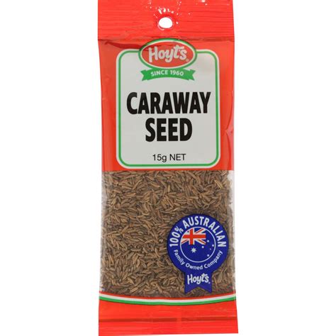 Calories in Hoyts Caraway Seeds - Calorie Counter Australia