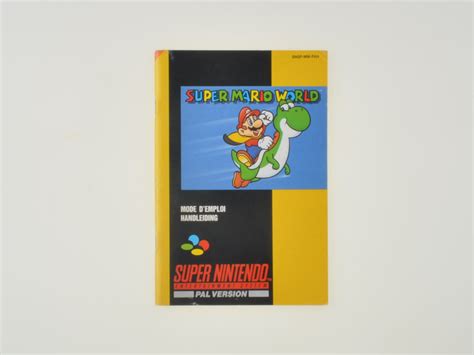 Super Mario World Manual ⭐ Super Nintendo Snes Manual