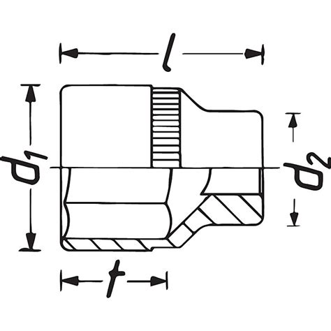 HAZET Steckschlüssel Einsatz TORX Vierkant 12 5 mm 1 2 Zoll