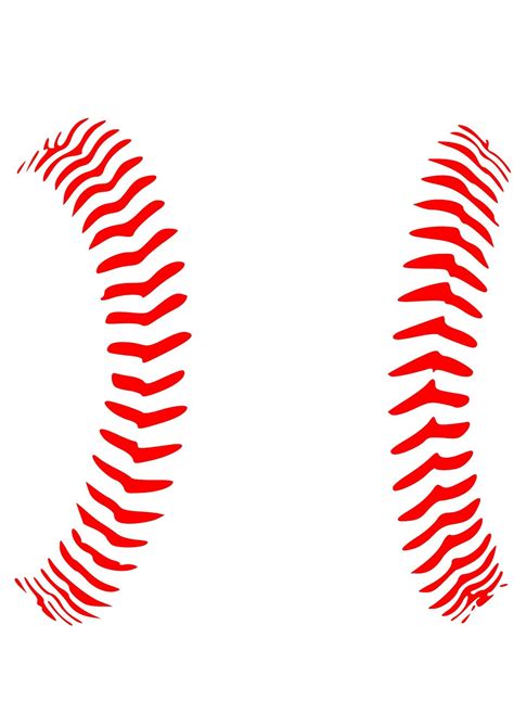 Baseball Seams Svg Vector Cutting File Clip Art Available For Instant