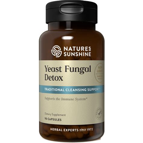 natures sunshine yeast fungal detox capsules 90