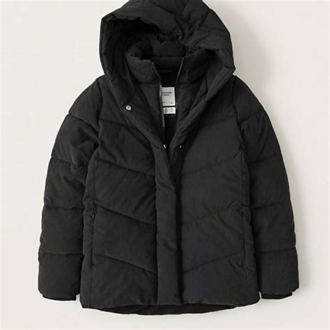 abercrombie and fitch jackets and coats abercrombie ultra mid puffer black poshmark