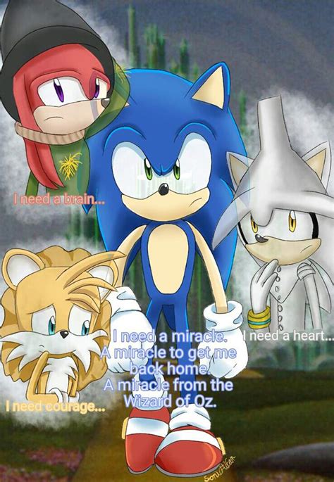 A Miracle Sonic In The Wizard Of Oz Newstoryart Sonic The Hedgehog