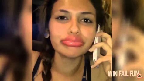 Kylie Jenner Lip Challenge Fail Vine Compilation Famous Person