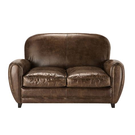 Divani chateau d'ax brown italian leather sofa 2006 great condition vintage ! Vintage-Sofa 2-Sitzer aus Leder, braun Oxford | Maisons du ...