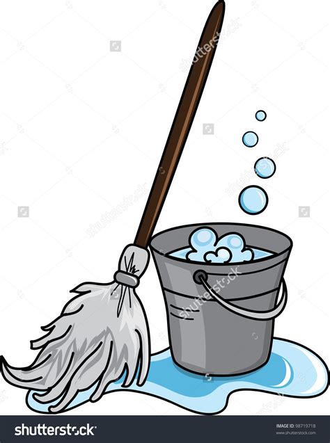 Clipart Mop And Bucket