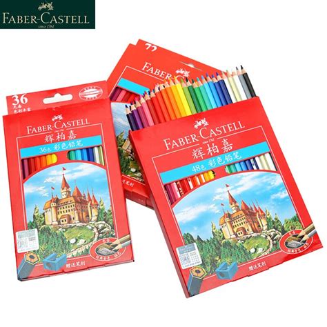 Faber Castell 36 48 72 Warna Pensil Warna Profesi Menggambar Pastel
