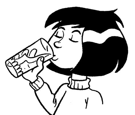 Drinking Clipart Black And White Clip Art Library