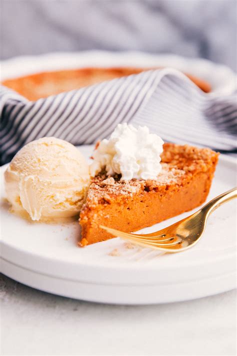Easy Healthy Crustless Pumpkin Pie Recipe The Food Cafe