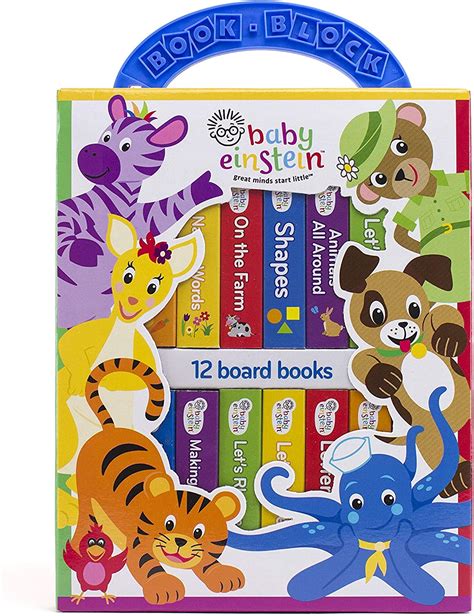 Baby Einstein My First Library Board Book Block 12 Book