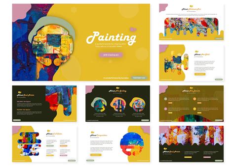 Painting Powerpoint Template