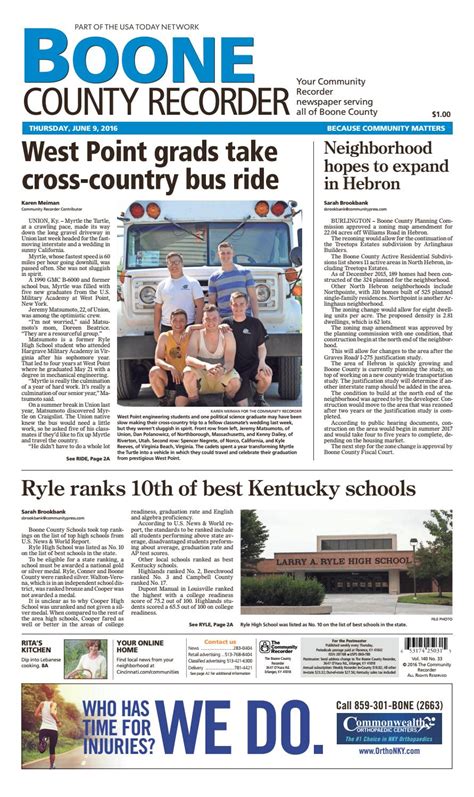 Boone County Recorder 060916 By Enquirer Media Issuu