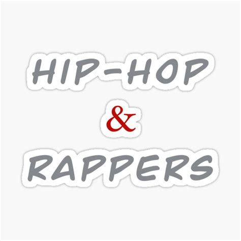 Hip Hop Stars And Rappers Sticker For Sale By Kpss2564 Redbubble