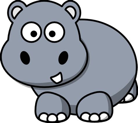 Baby Hippo Clip Art Clipart Best