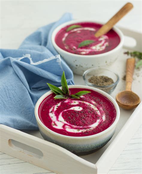 The Blurry Lime Chilled Beetroot Soup