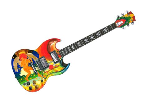 Eric Claptons Gibson Sg Fool Guitar Canvas Print Etsy