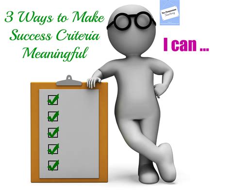 Do Your Learners Simply Check Off Their Success Criteria Without Much
