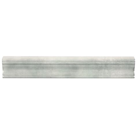 Making your own molding is very cost effective and i show you how to do it in a few simple steps. Misty Zellige Chair Rail Moroccan Habitat Anthology Tile ...