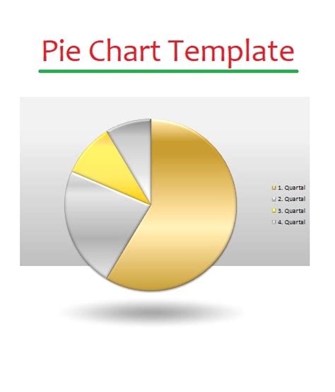 Pie Chart Templates 8 Free Printable Pdf Excel And Word Formats