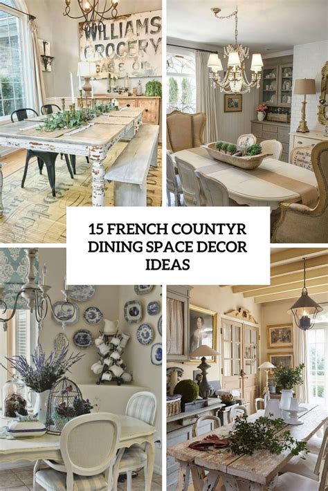 French country dining room can be chosen for all of you who like to create comfortable dining room with french styling. Dining rooms Archives - Shelterness
