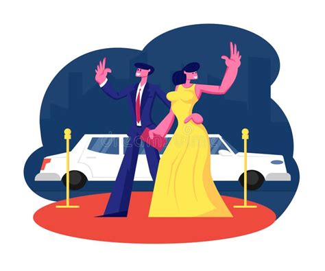 Couple Red Carpet Stock Illustrations 246 Couple Red Carpet Stock
