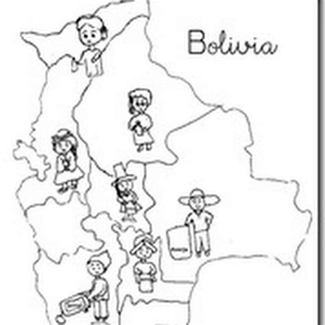 Colorear Niños De Regiones De Bolivia Colorear Dibujos Infantiles