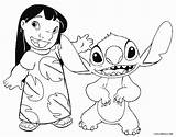 Stitch Lilo Coloring Pages Printable Kids Cool2bkids sketch template
