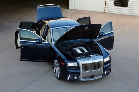 Custom Black Rolls Royce Ghost Representing Elegance In Automotive