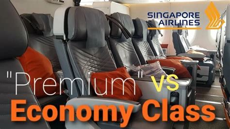 Singapore Airlines Premium Economy Vs Economy Class Airbus A350 900