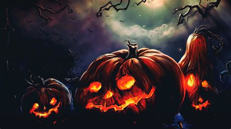 3840x2160 Resolution Jack O Lantern Wallpaper Halloween Terror