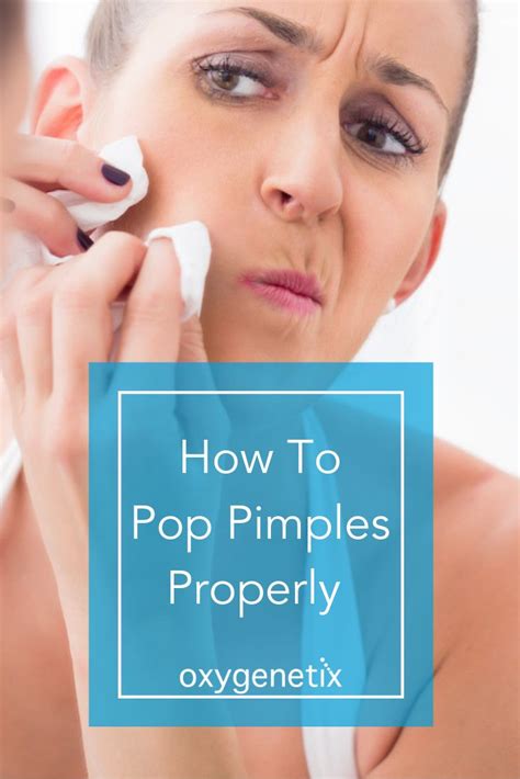 How To Pop Pimples Properly Pimples Pimple Popping Acne Prone Skin