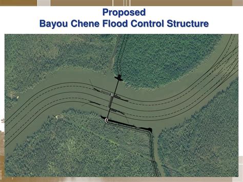 Ppt Bayou Chene Flood Protection And Diversion Structure And Levee