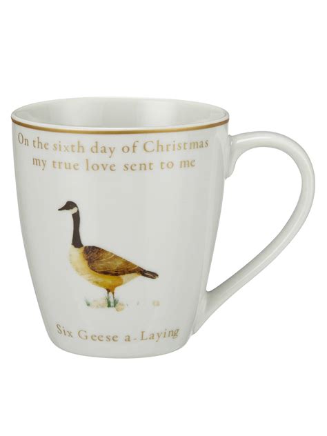 John Lewis 12 Days Of Christmas Mug Set At John Lewis And Partners