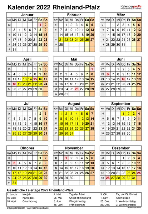 Kalender 2022 Excel Rlp Kalender Mai