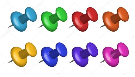 Colored Push Pins — Stock Photo © Grublee 1045174