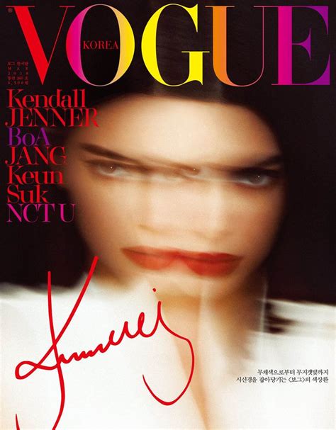 Kendall Jenner Covers Vogue Korea March 2018 By Hyea W Kang Vogue Magazine Covers Vogue