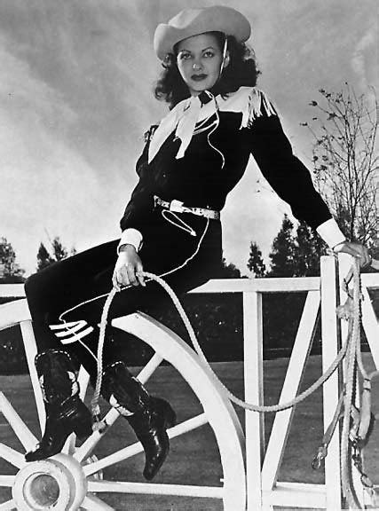 Yvonne De Carlo Vintage Cowgirl Vintage Western Wear Western Costumes