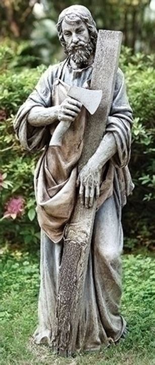St Joseph The Worker Outdoor Garden Church Statue 3575 Inch Resin