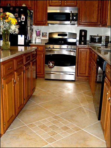 Tumbled natural stone slate and tiles are also perfect for fitting in with any kitchen decor. P.S. I love this...: Floored