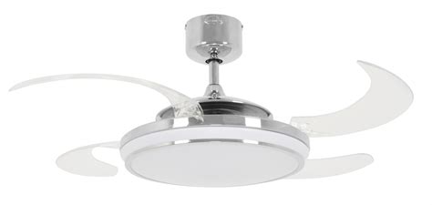 Our dimmable led chandelier ceiling fan is an innovative combination of home decor lighting and decor, we called it fandelier. Retractable ceiling fan Fanaway LED EVO1 chrome Ceiling ...