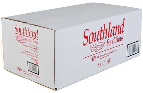 Southern Champion Tray Southland Paperboard Red Check Food Tray