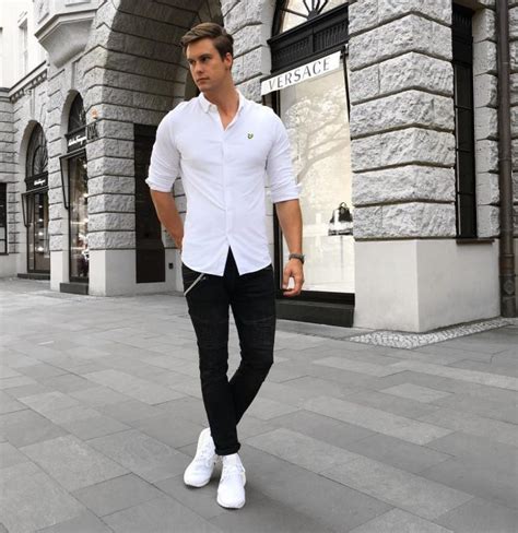 40 White Shirt Outfit Ideas For Men Styling Tips