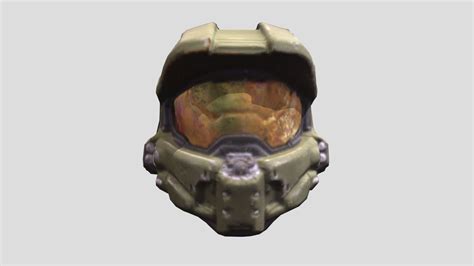 Master Chief Mask Halo Download Free 3d Model By David Wigforss
