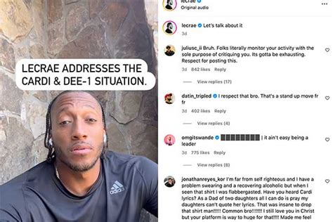 Lecrae Discontinues Thoughtless Cardi B Shirt After Being Confronted