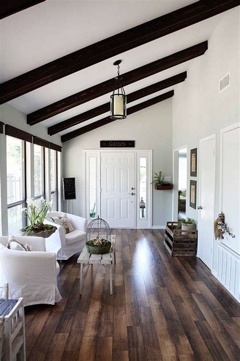 Ceiling With Beams Trending Wood Ceiling Treatments Beams Planking